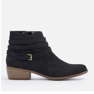 roca strap & buckle ankle bootie